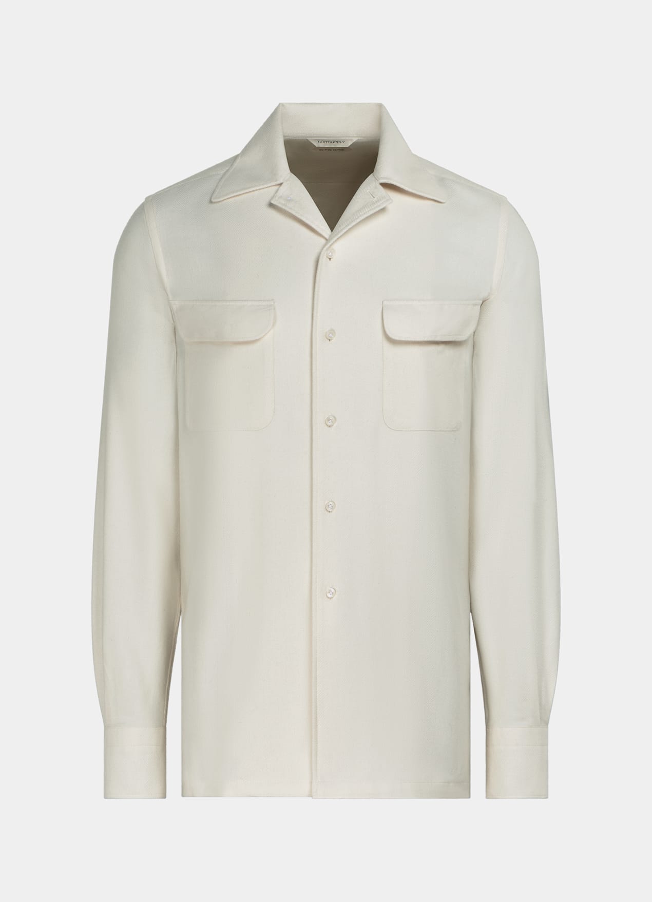Chemise Safari blanc cassé