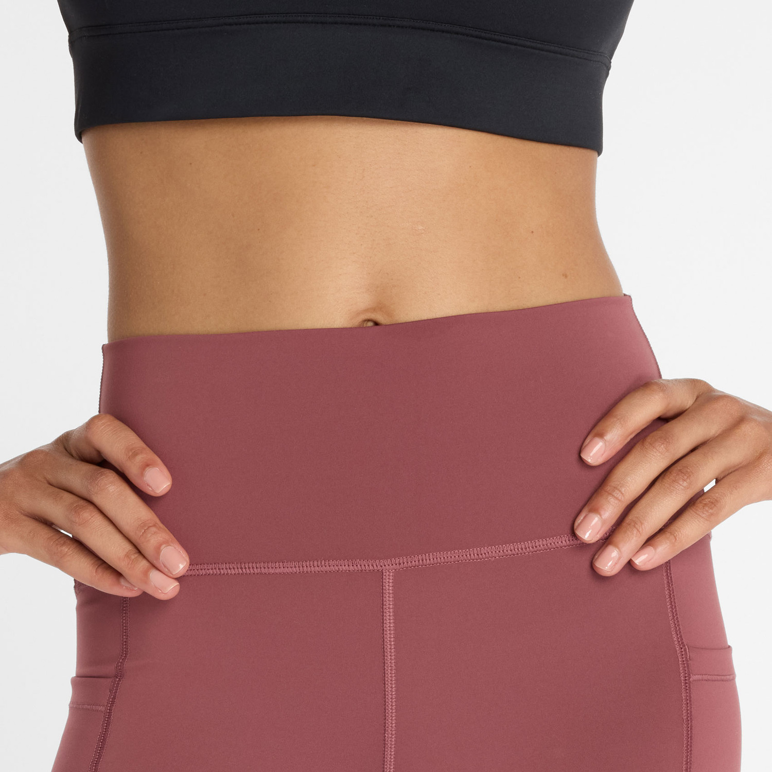 New Balance Sleek Pocket 6'' Legging Dames