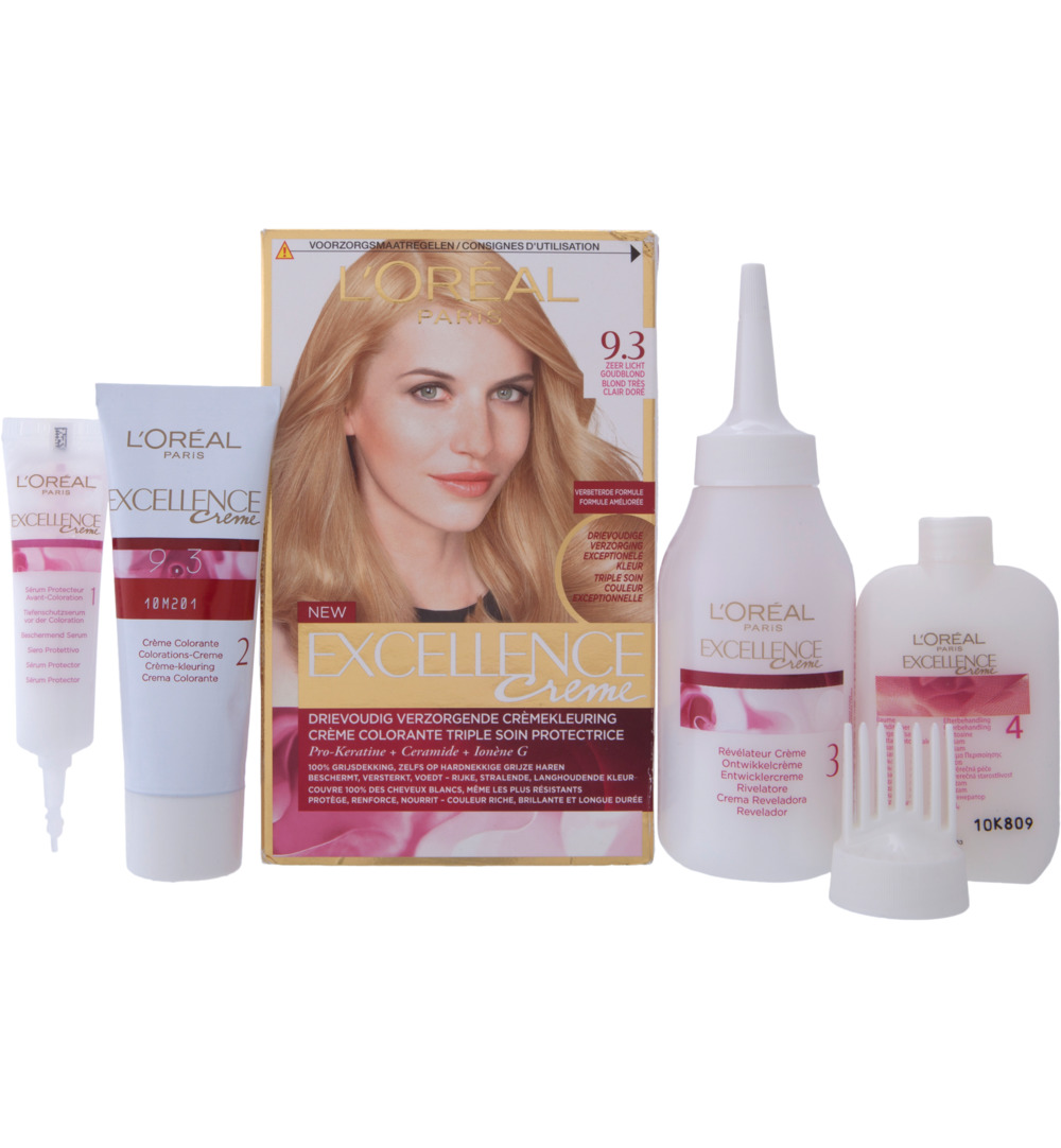 L’Oréal Excellence 9.3 Zeer Licht Goublond (1 set)