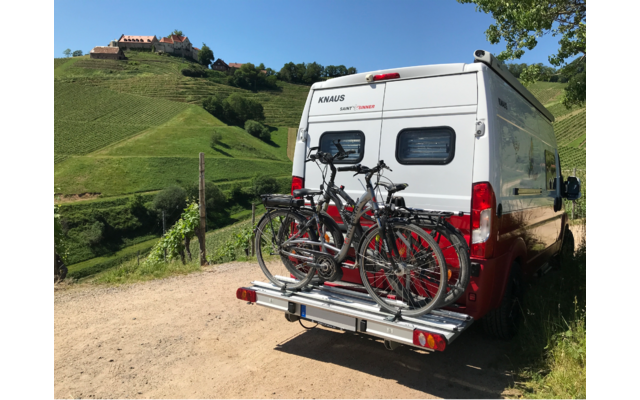 Linnepe Heck Fahrradhalter zu Lastenträger SlidePort / Trigger für 2/3 Fahrräder, E-Bike geeignet