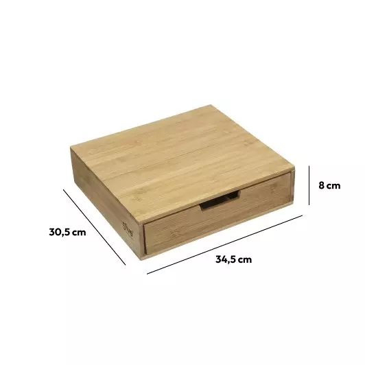 Porte capsules café Tiroir Bois