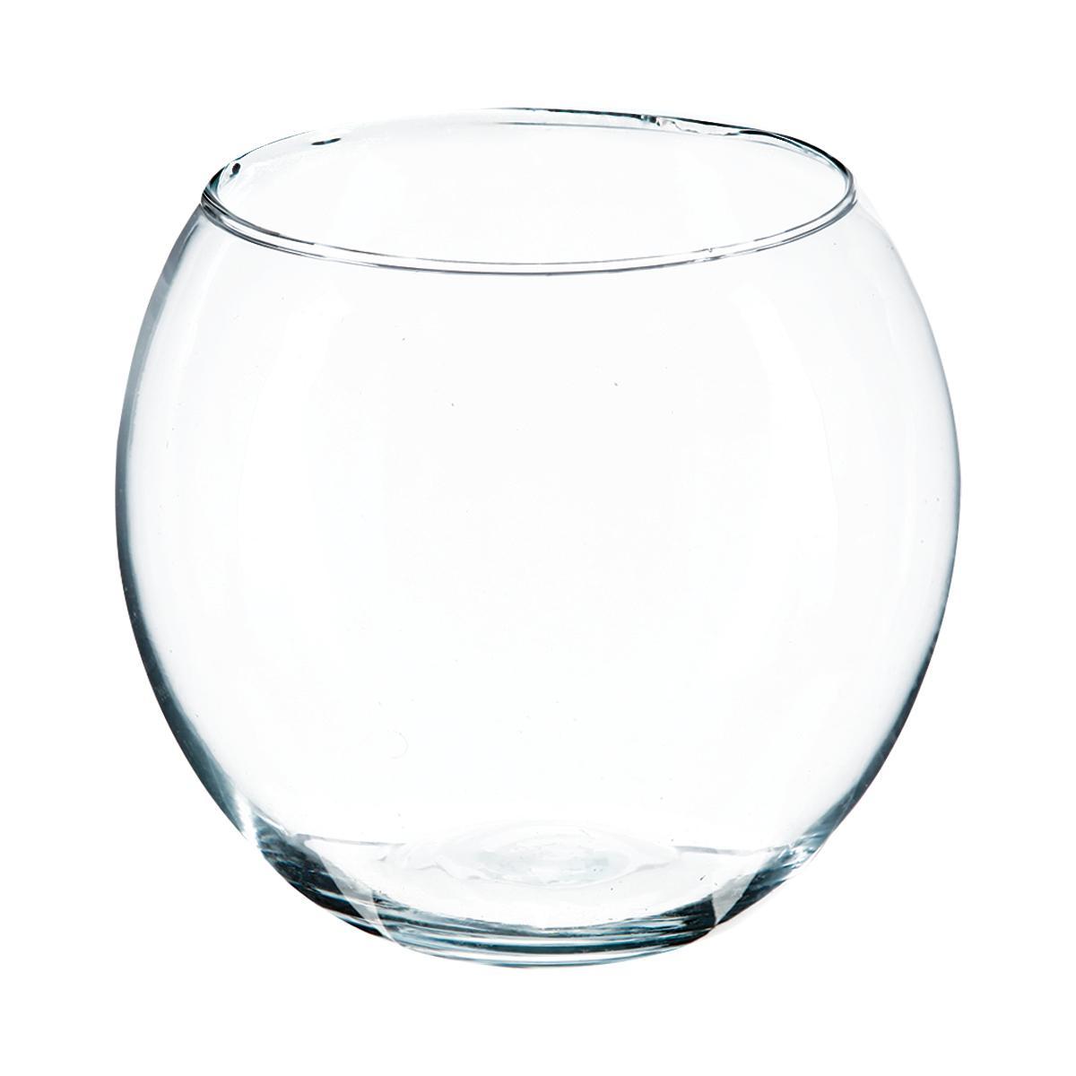 VASE BOULE TRANSPARENT D.15CM