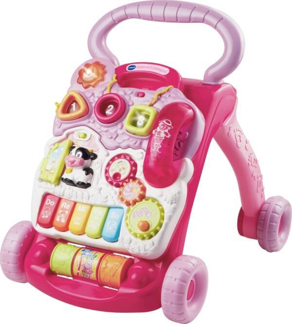 Spiel- und Laufwagen pink