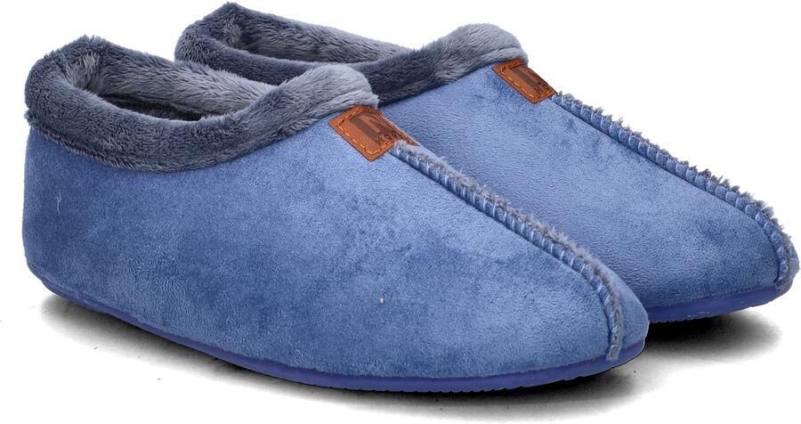 Nelson Home pantoffels blauw
