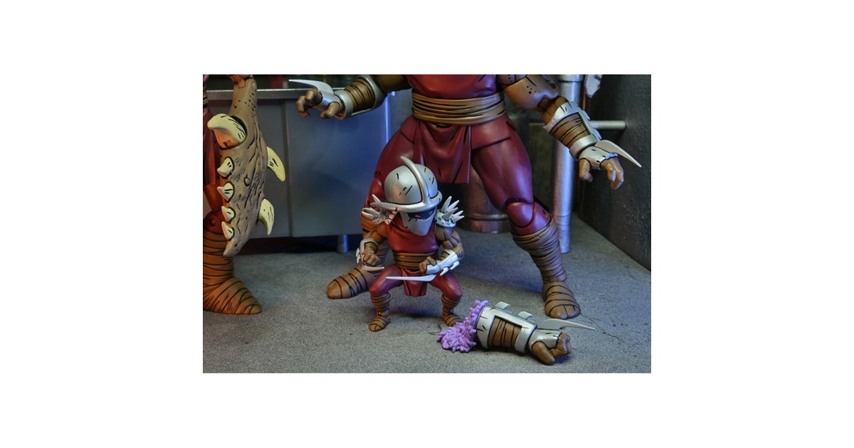 NecaTMNT: Mirage Comics - Shredder Clone & Mini Shredder Deluxe 7 inch Action Figure speelfiguur