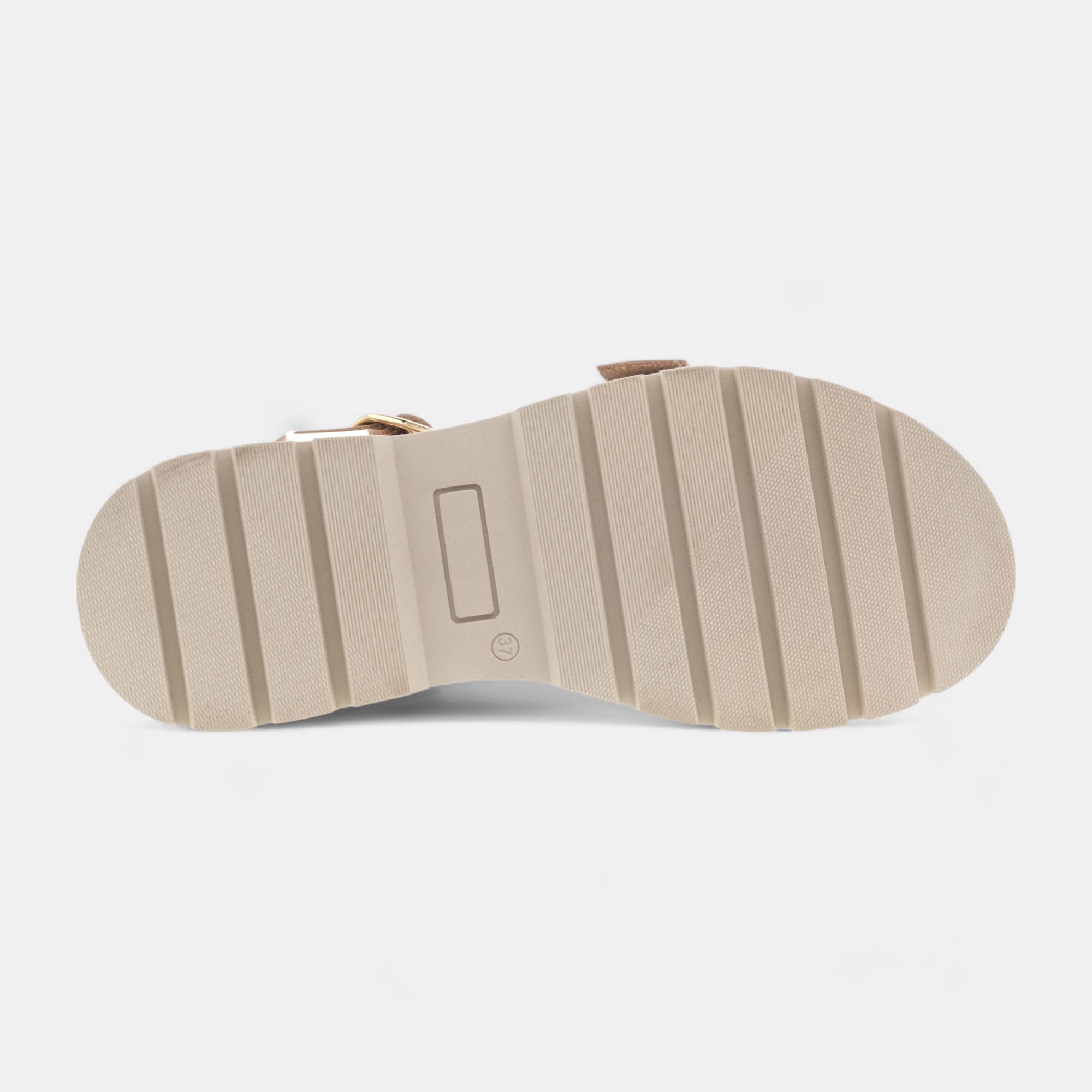 Sandales Femme en cuir or