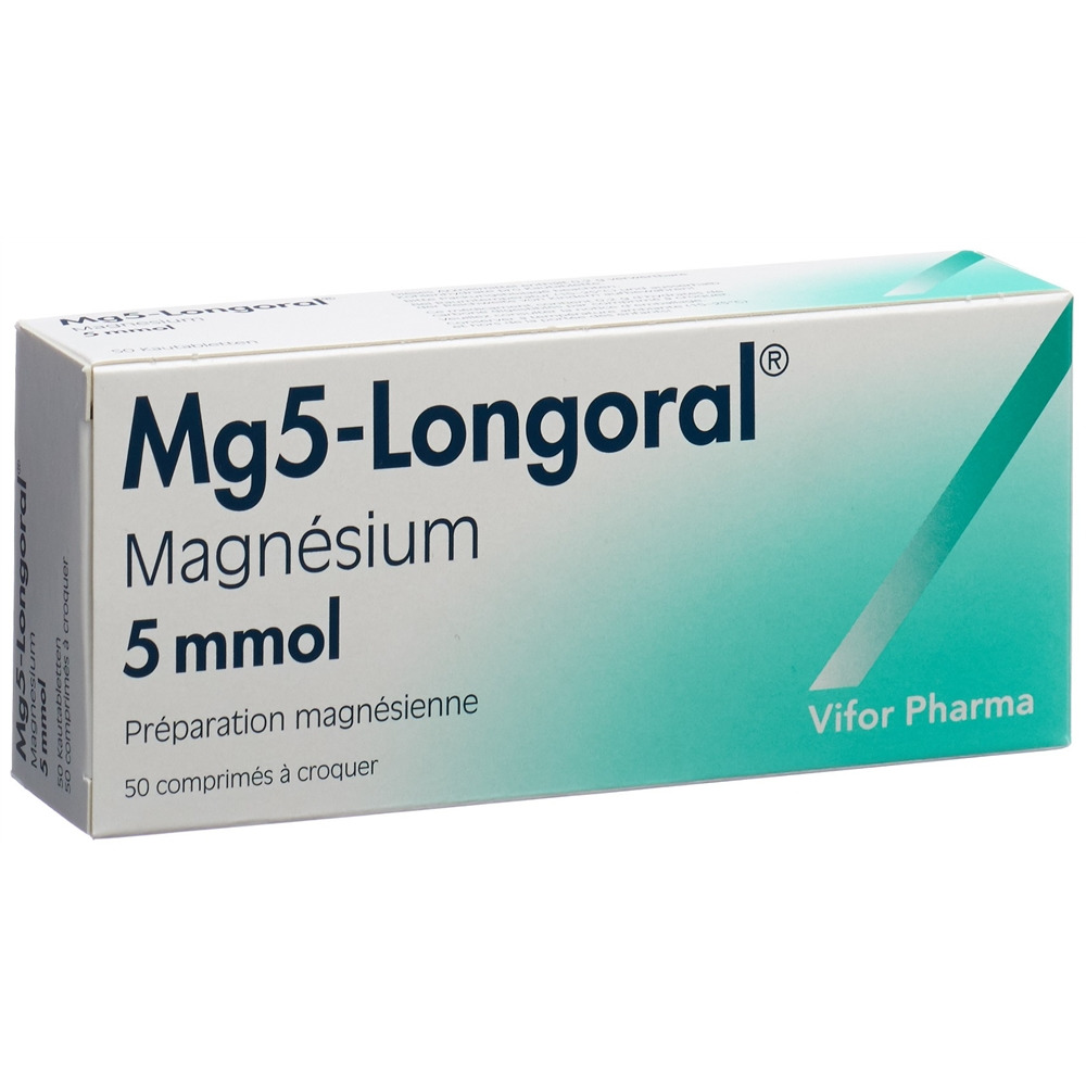 MG5-LONGORAL Kautabl 5 mmol Blist 50 Stk