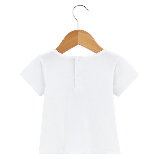 T-shirt pastel Little Friends   Blanc        de               P'tit bisou