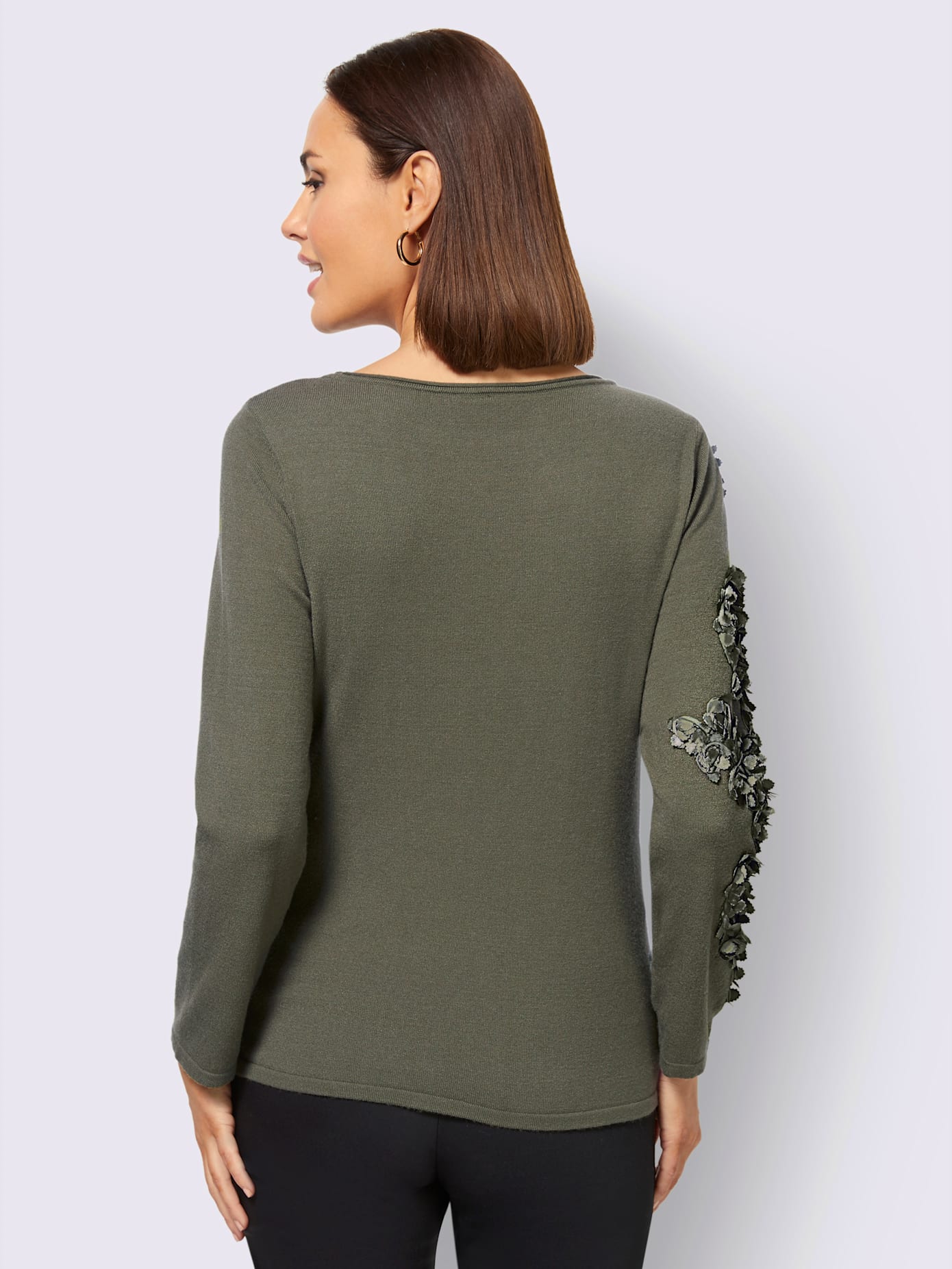 Pull à manches longues 45% viscose