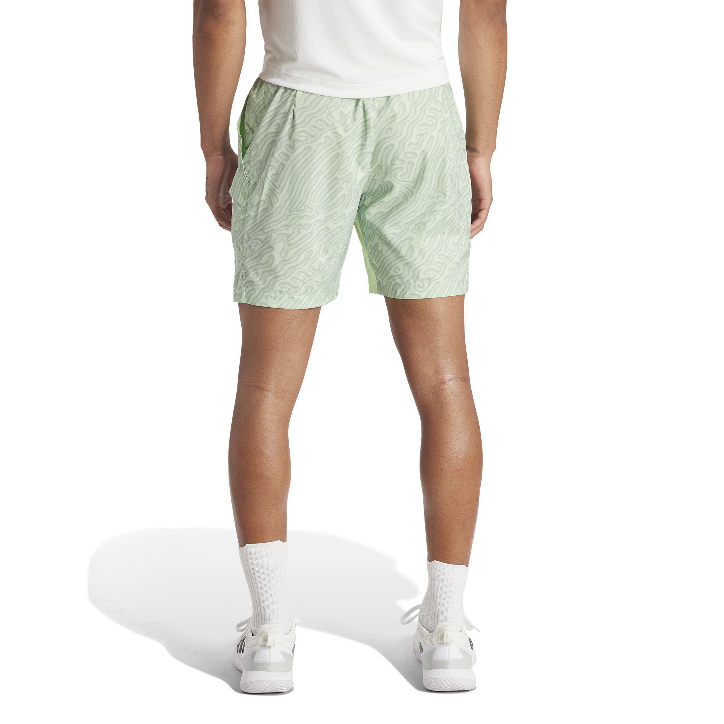 adidas Ergo Pro 7in Shorts Hommes - Vert Clair , Argent