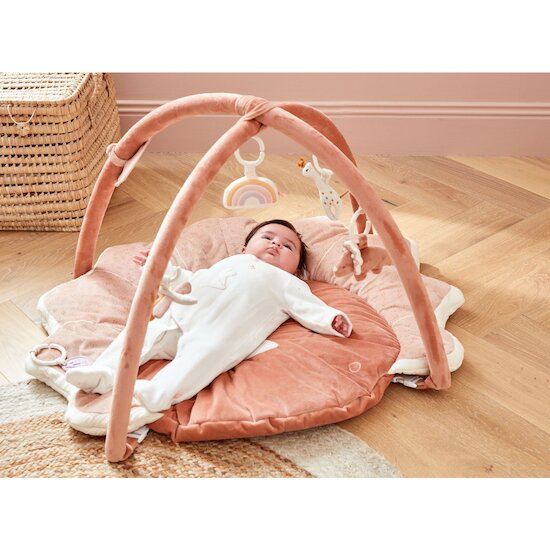 Popsie, Gigi & Louli Tapis d'éveil Popsie Veloudoux   Rose poudré        de               Noukies