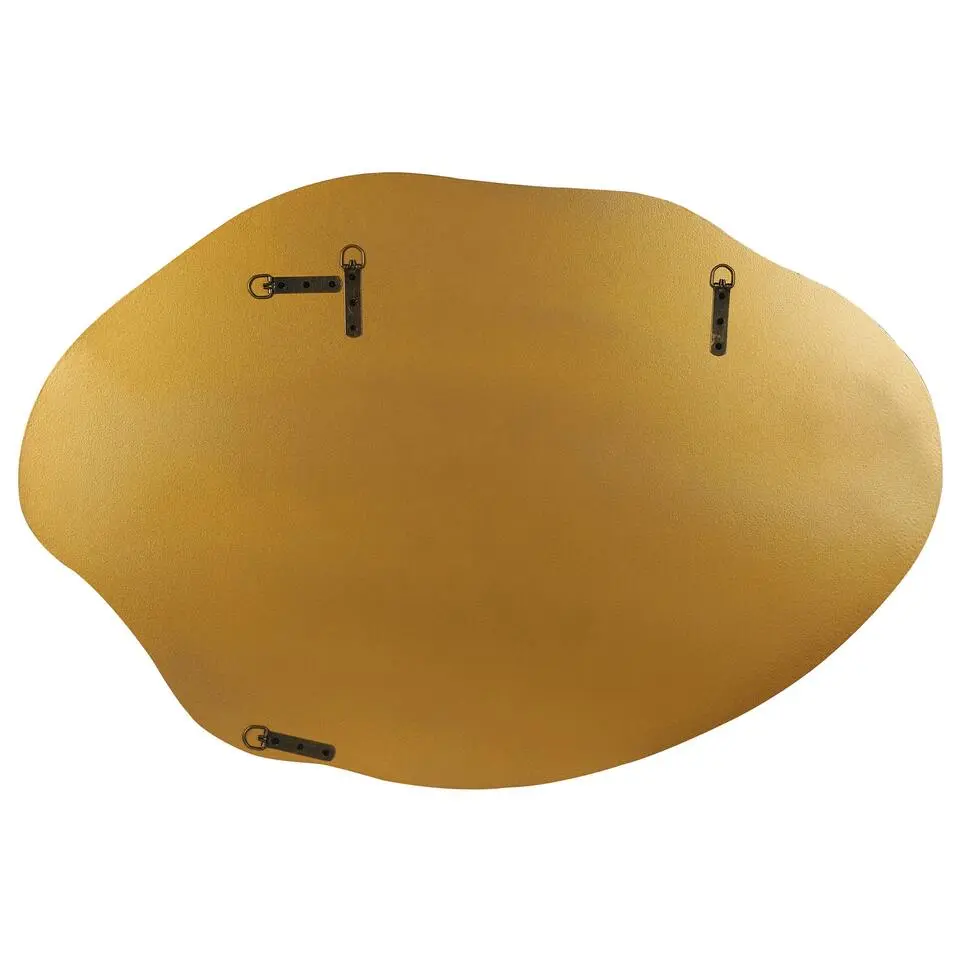 POIVRES - Wandspiegel - Goud - 60 x 90 cm - Glas