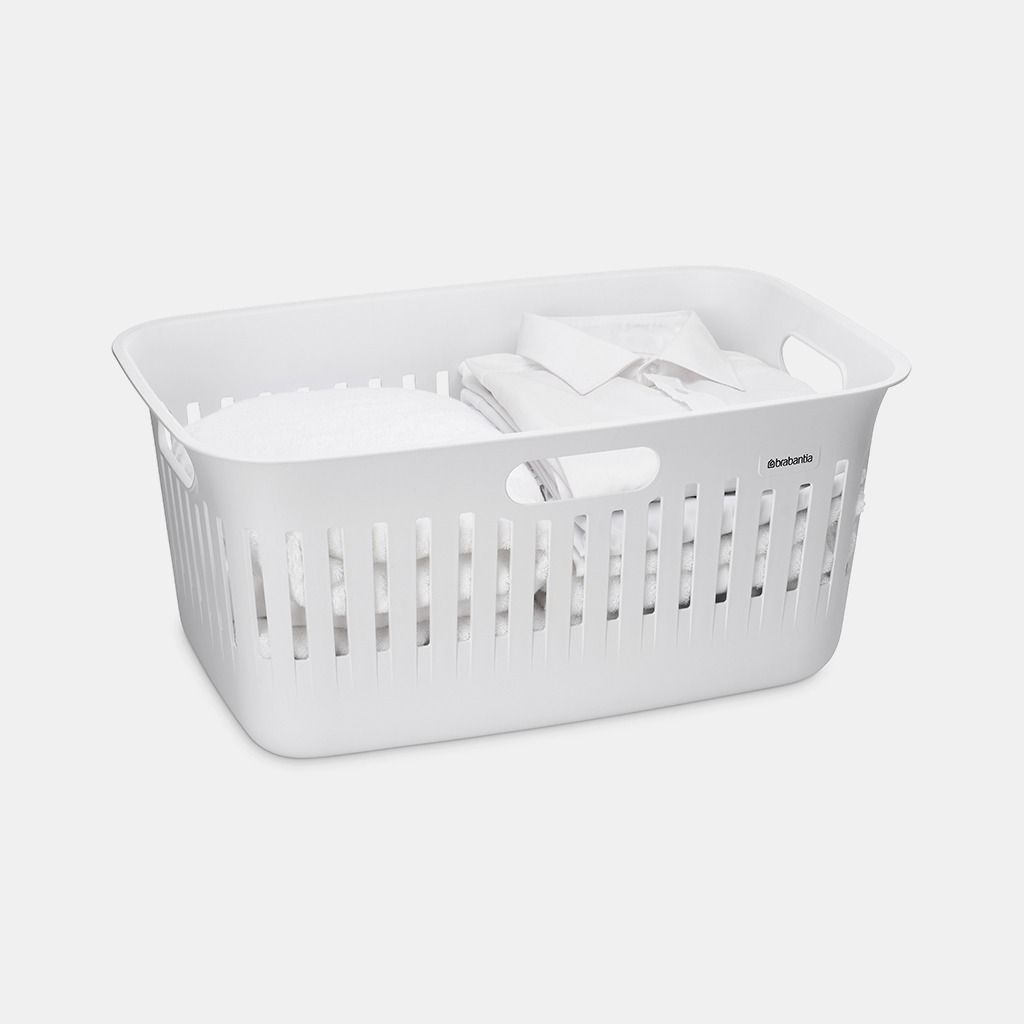 Collect-It Wasmand 40 liter, set van 2 - White