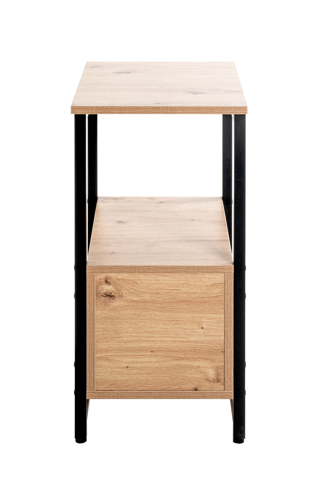 Beistelltisch 30 x 40 cm braun/schwarz