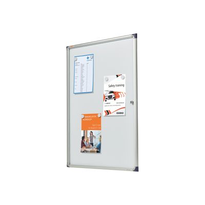 Nobo - Vitrine intérieure 9 A4 (730 x 980 mm) - cadre aluminium fond métal