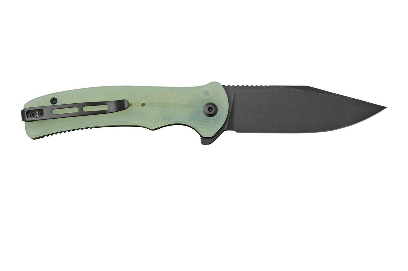 Civivi Cogent C20038D-3 Blackwashed Plain Edge, Natural G10 zakmes
