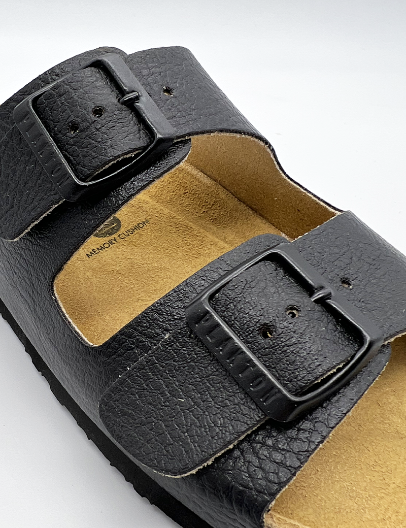 PLAKTON MULES FEMME LAMÉ NOIR