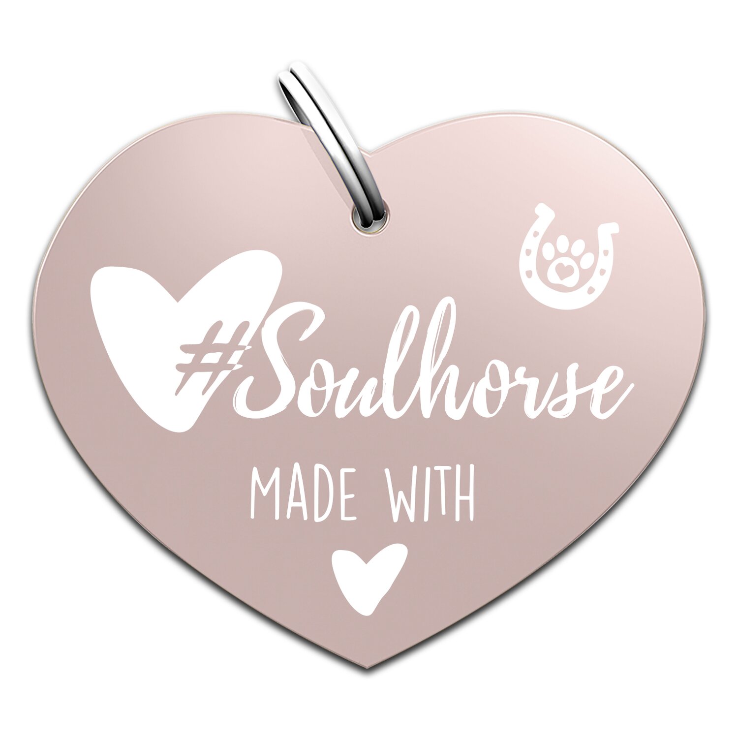 Soulhorse Anhänger Hund  - rosé