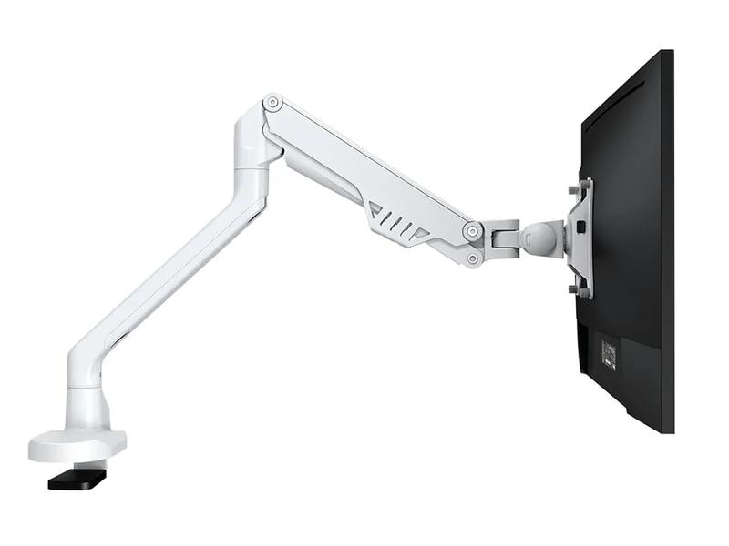 NEOMOUNTS Tischhalterung FPMA-D750WHITE2 bis 8 kg – Weiss Tischhalterung für Flachbildschirme bis 32