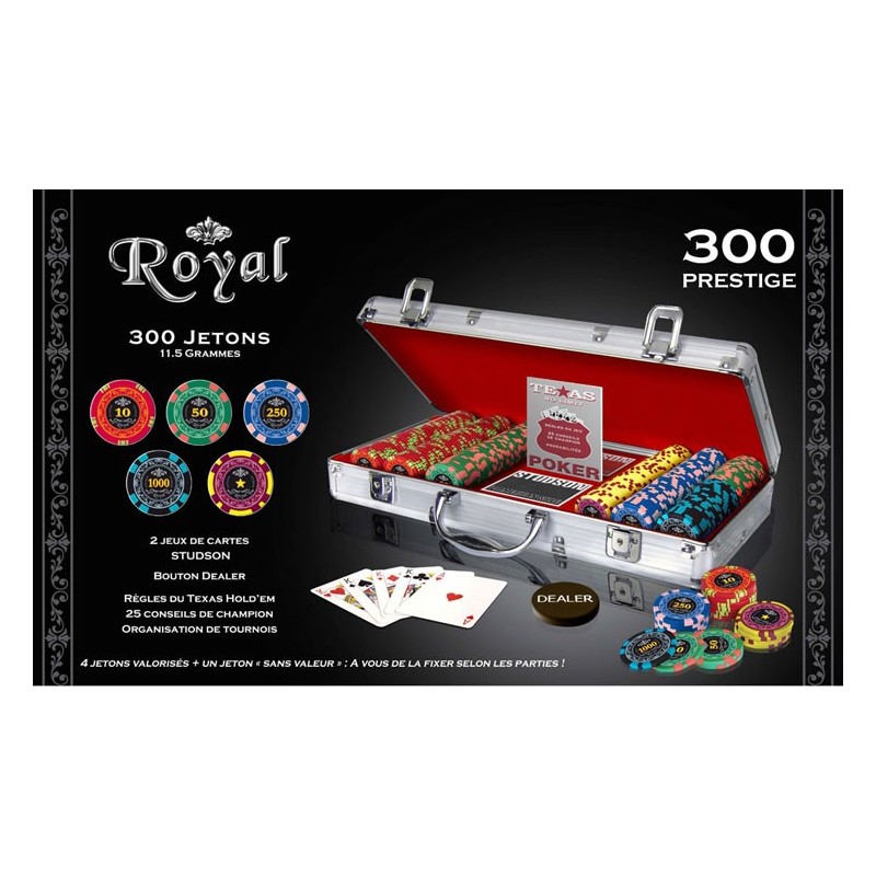 Mallette 300 jetons - Royal