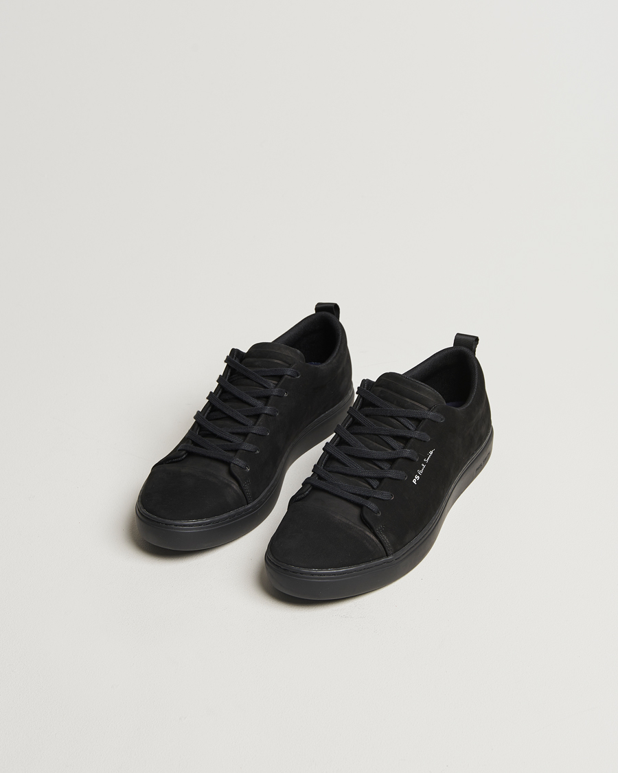 PS Paul Smith Lee Cap Toe Suede Sneaker Black