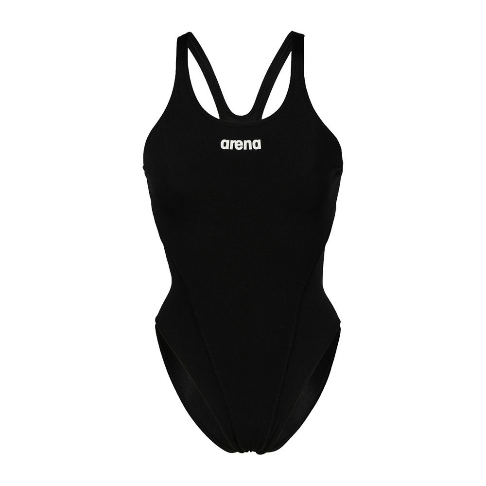 Arena TEAM SWIM TECH SOLID - Maillot de bain 1 pièce Femme black/white