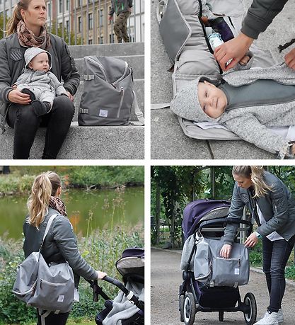 Baby Dreamer Wickeltasche - Grau