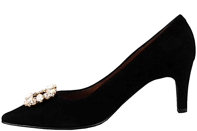 COPHENHAGEN SHOES NEW LA STILET I SORT RUSKIND