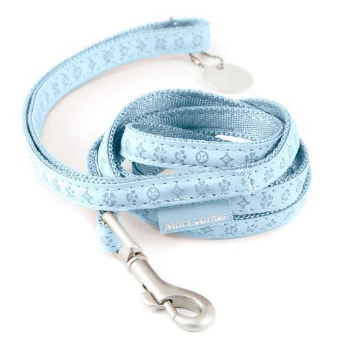 Guia clássica azul para cães MacLeather
