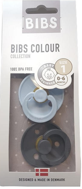 bibs Fopspeen 1 Boy Blue 2 stuks