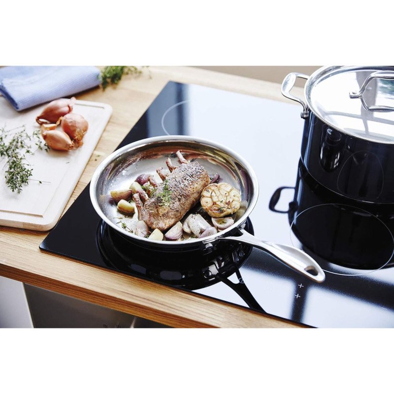 Poêle à frire en inox Chef