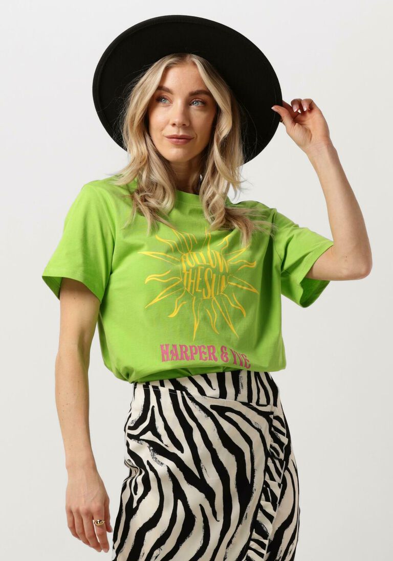 HARPER & YVE groene harper & yve t-shirt followthesun-ss