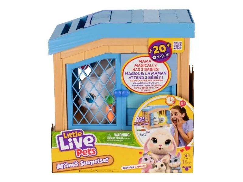 LITTLE LIVE PETS MAMA SURPRISE BUNNY PLAYSET
