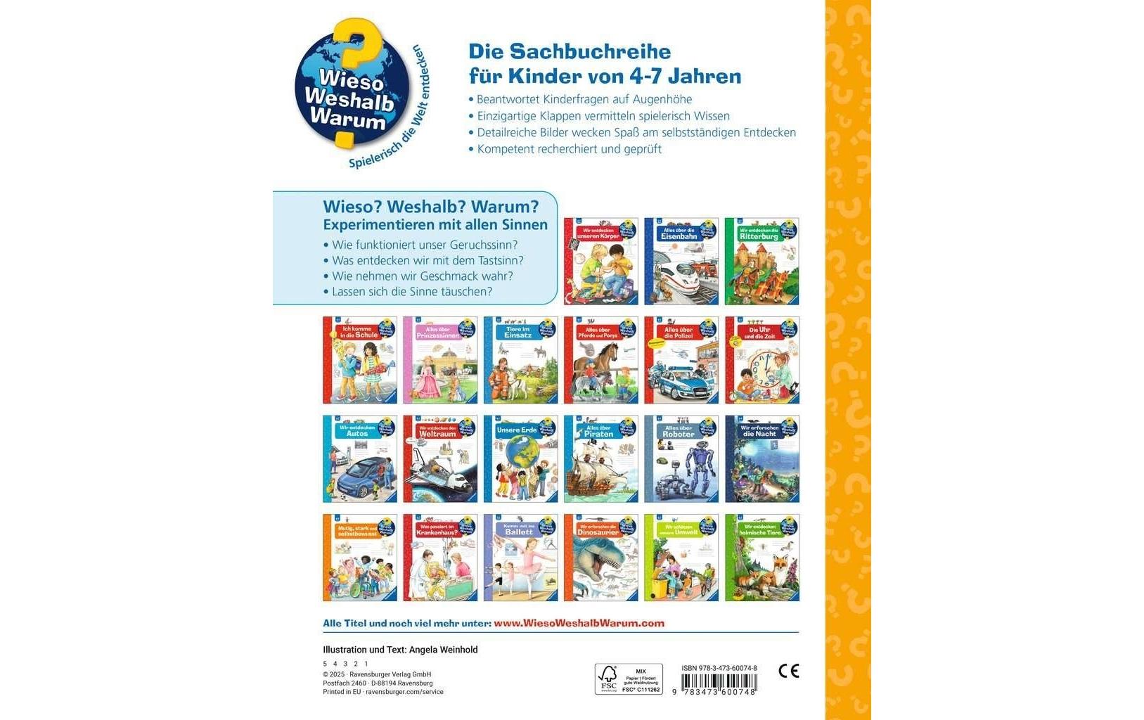 Kinder-Sachbuch WWW: Experimentieren mit allen SinnenKlappbuch