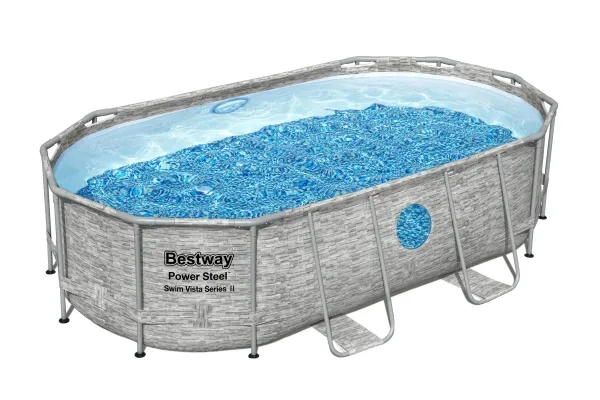 Bestway Power Steel Swim Vista II 427 x 250 x 100 cm - Ny Model!