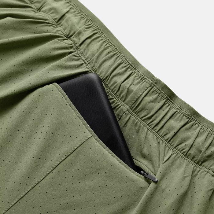 New Balance Dame Shorts RC Seamless 2in1 3 Inch Shorts Grøn