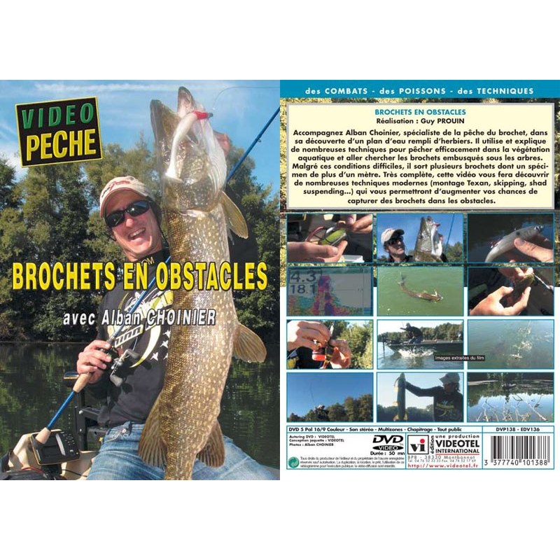 Dvd - Brochets En Obstacles Avec Alban Choinier