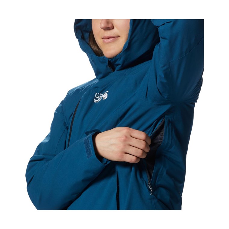 Mountain Hardwear Stretch Ozonic Insulated Jacket Women Dark Caspian