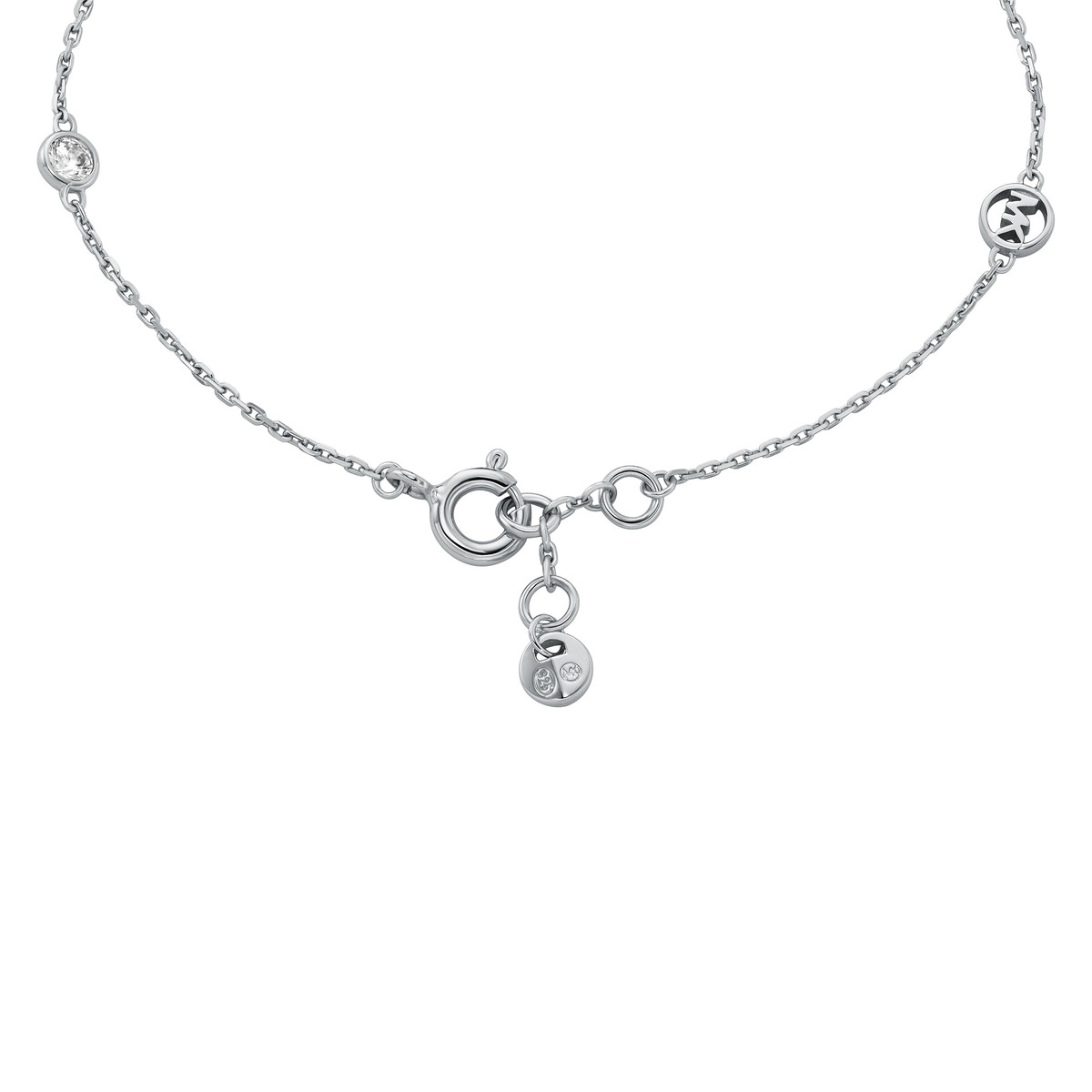 Bracelet MICHAEL KORS argent 925 rhodié zirconias 18 cm