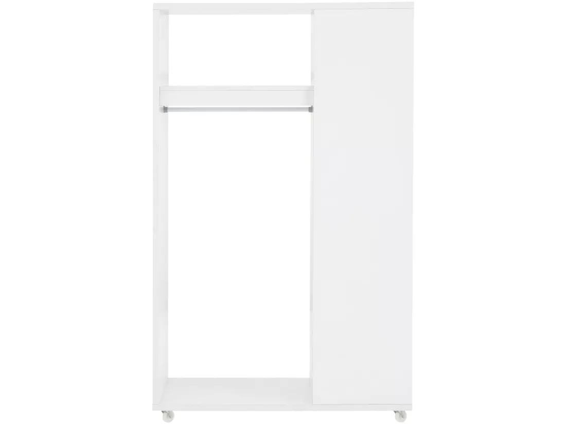 Armoire avec étagères et tringles à linge
