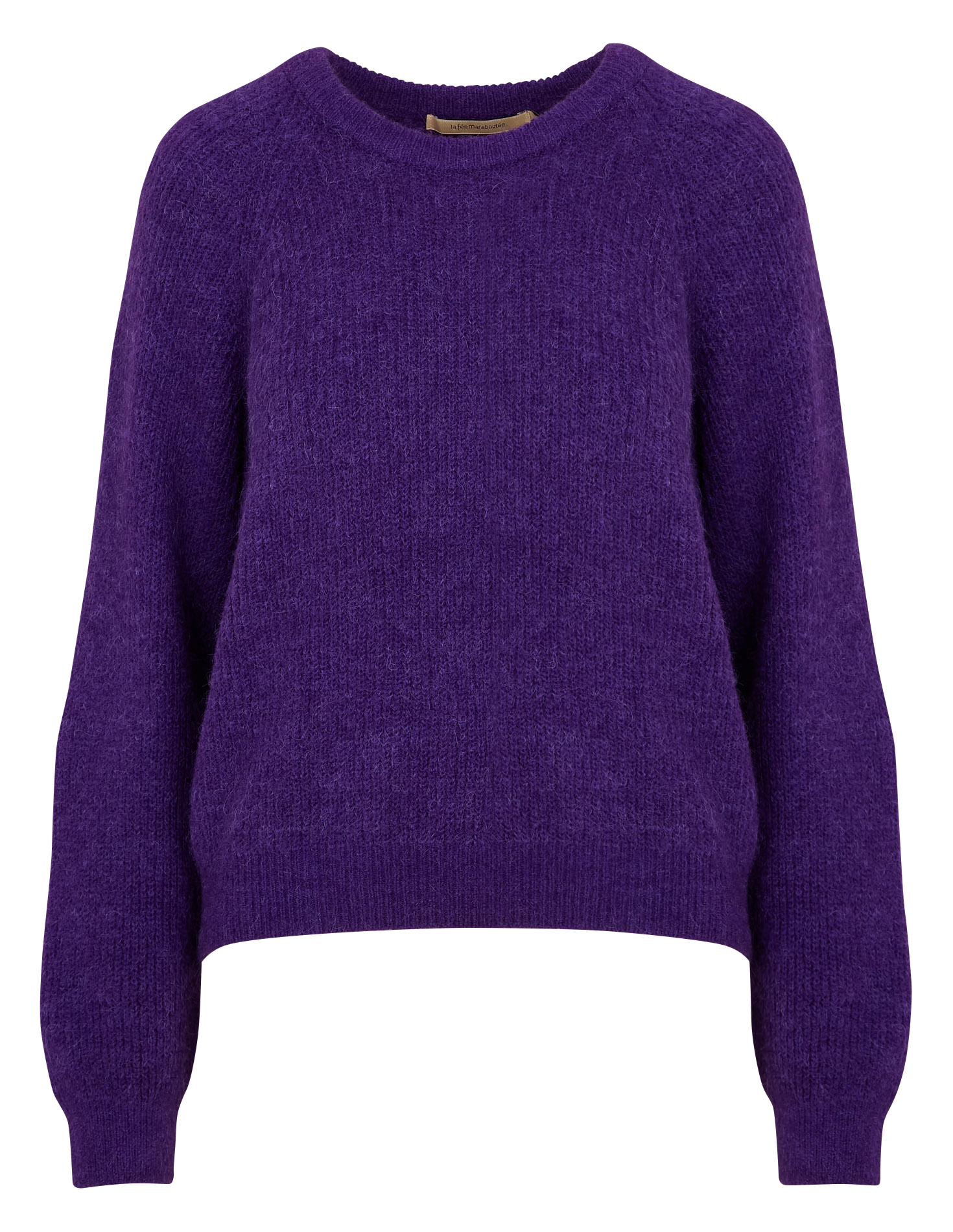 Pull col rond | Violet