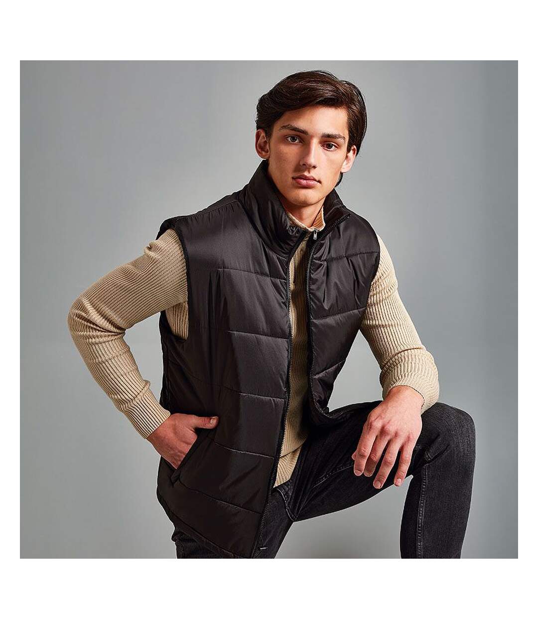 2786 - Doudoune sans manches - Homme (Noir) - UTRW2509