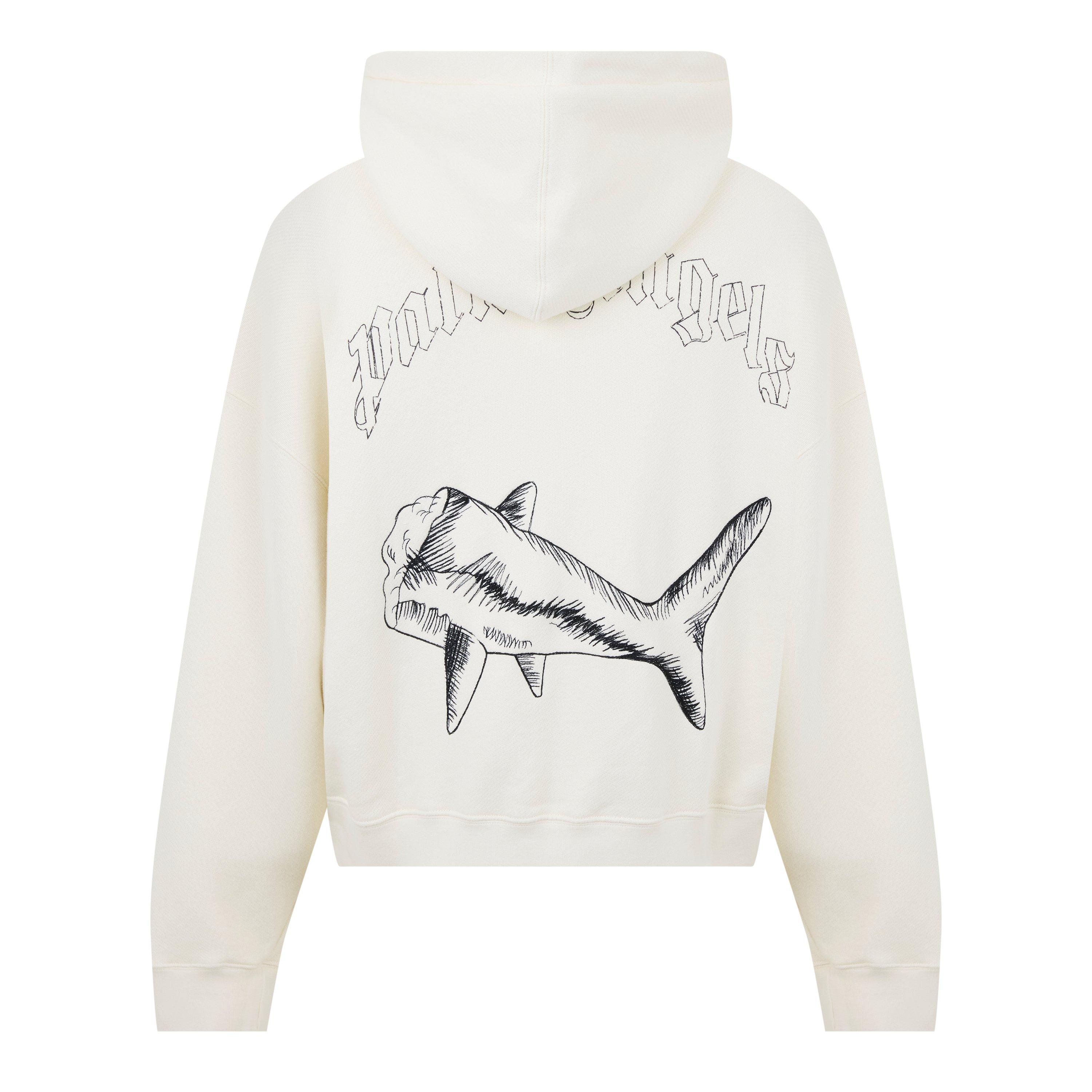 Palm Angels Shark Print Hoodie