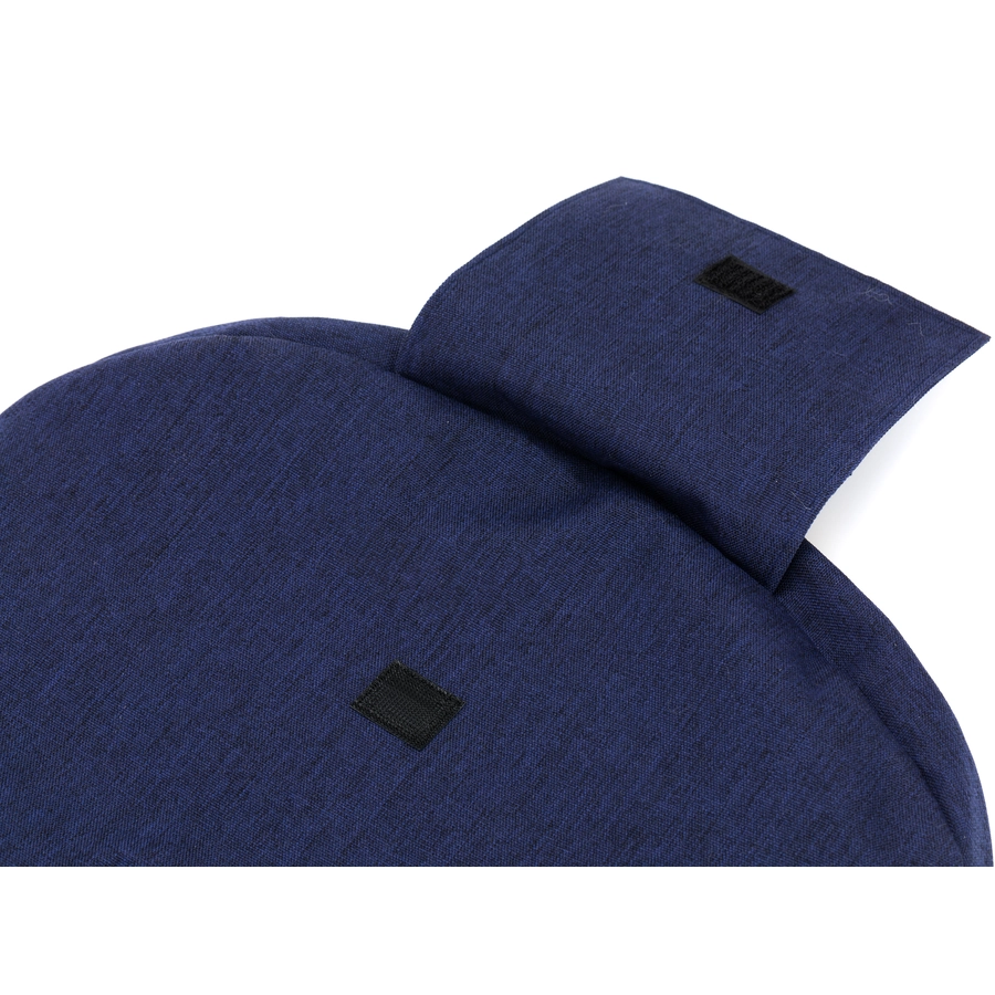 fillikid Winterfußsack Pamir für Babyschale Echtfell Blau Melange