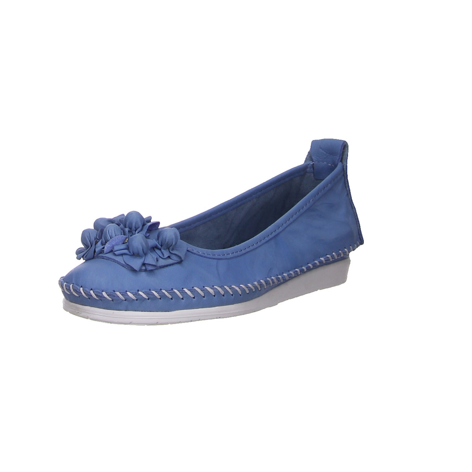 Andrea Conti Ballerinas blau blau