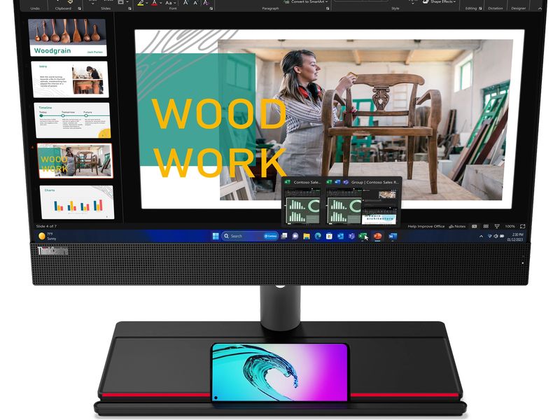 Lenovo AIO ThinkCentre M90a Gen. 5 Professioneller 23.8