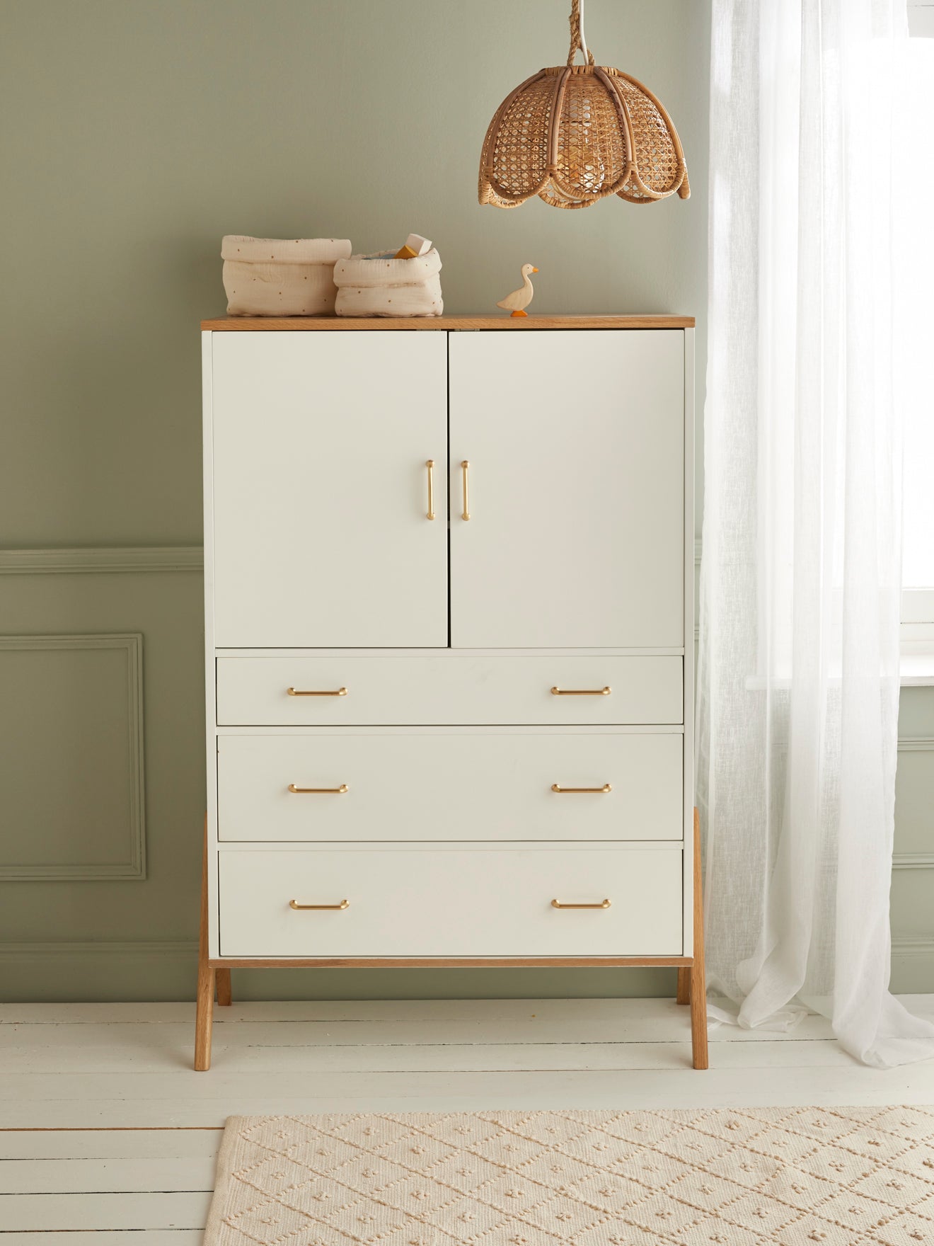 Commode armoire en bois