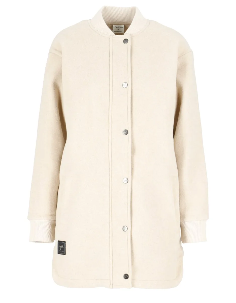 Twentyfour Mode Wool Bomber D Gråhvit