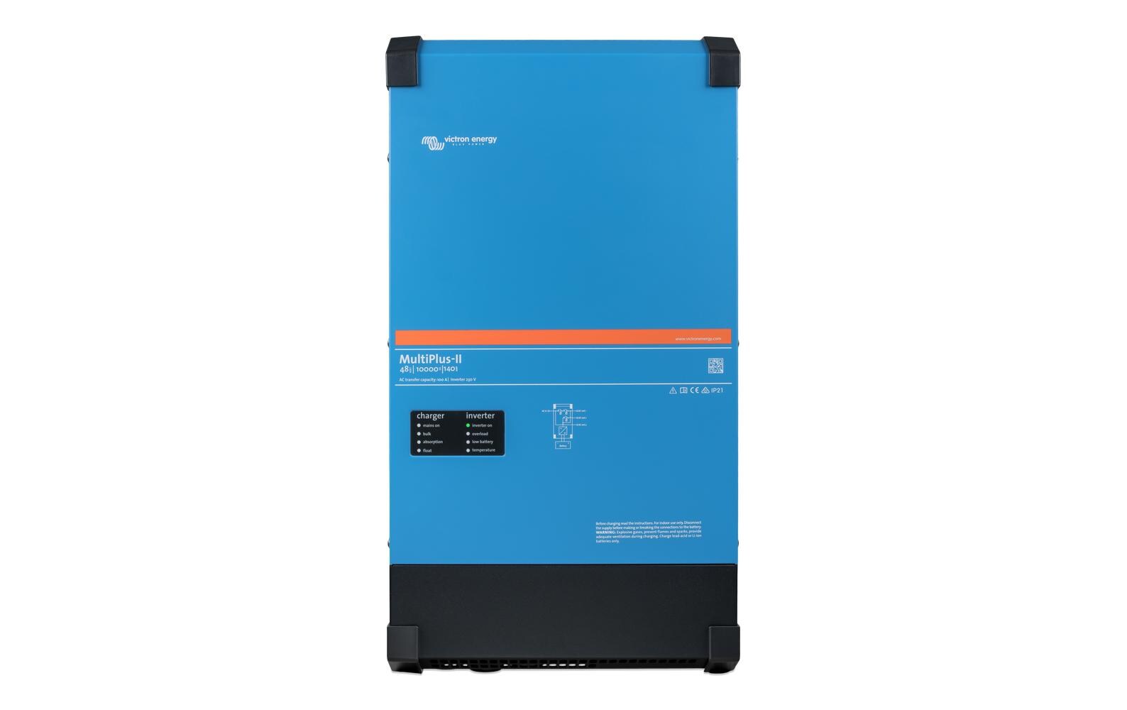 Wechselrichter MultiPlus-II 48/10000/110-100 48 V 10kVA 100A<br>Wechselrichter-/Ladegerät mit 96% Wirkungsgrad