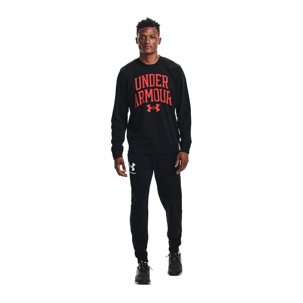 Under Armour RIVAL TERRY CREW - Sweat Homme noir